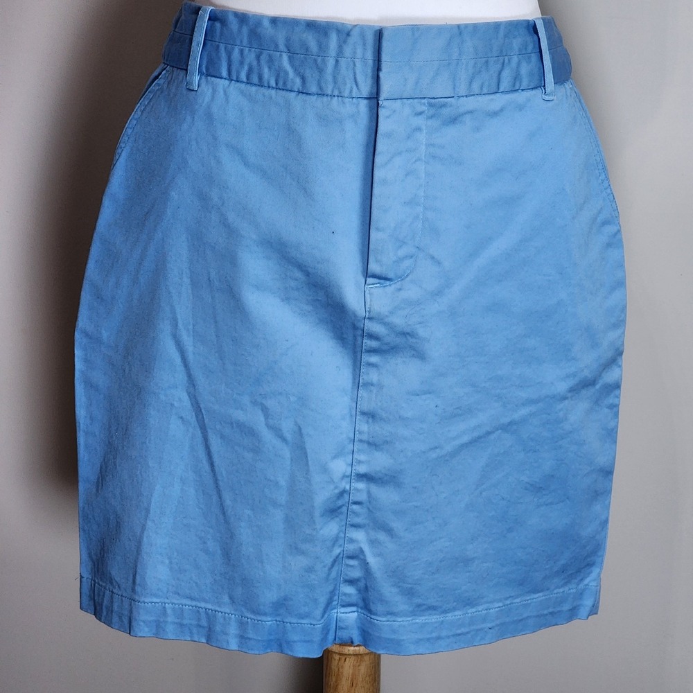 Simons Mini‎ Skirt Womens 6 Sky Blue Stretch High Rise Utility Sexy Preppy Y2K